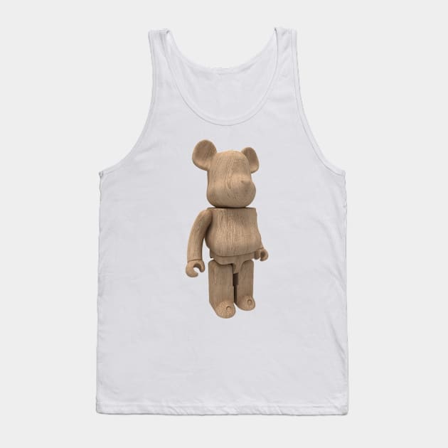 wood bearbrick Tank Top by visualeffect